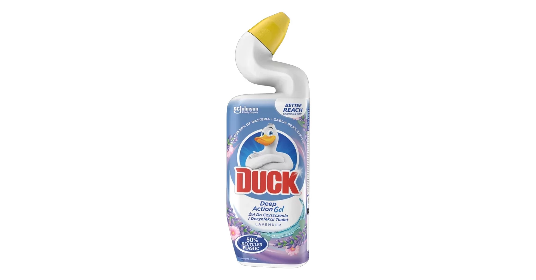 WC tisztító fertőtlenítő gél 750 ml Duck Deep Action Levendula - Duck ...