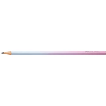 Grafitceruza B, háromszögletű színátmenetes Faber-Castell égkék-rózsa test