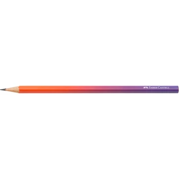 Grafitceruza B, háromszögletű színátmenetes Faber-Castell piros-lila test