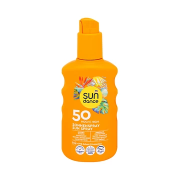 Naptej Napozó spray magas fényvédelemmel szórófejes 200 ml FF50 Sundance