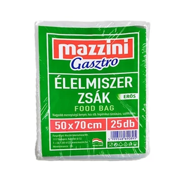 Élelmiszerzsák 50 x 70 cm 25 db/tekercs 20 tekercs/karton
