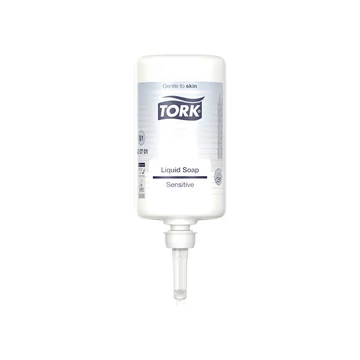 Folyékony szappan kézkímélő 1 liter érzékeny bőrre fehér S1 Tork_420701