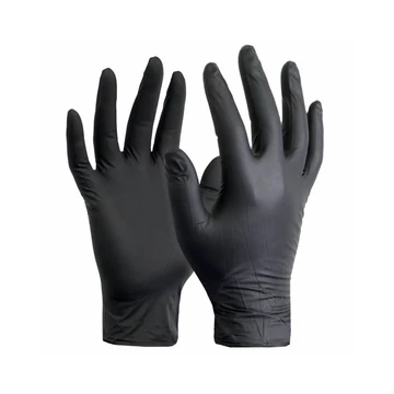 Gumikesztyű nitril púdermentes XL 100 db/doboz Guarder®_fekete