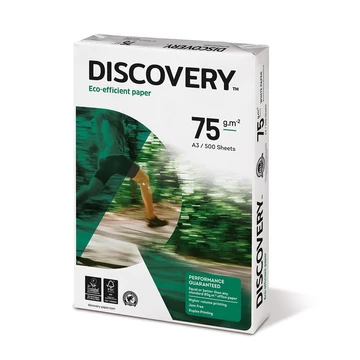 Másolópapír A4, 75g, Discovery, CIE 161 fehérség, prémium minőség, 500ív/csomag