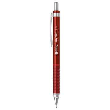 Nyomósirón 0,5mm, piros test, Rotring Tikky Retro