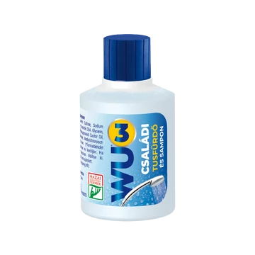 Tusfürdő és sampon 100 ml családi púder illat WU3