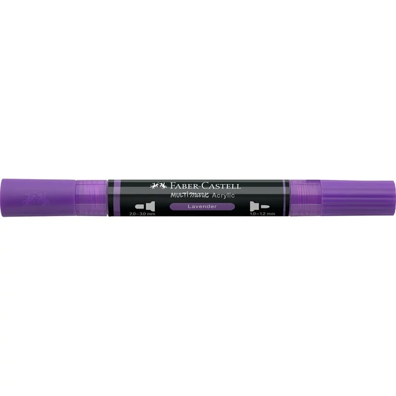 Akril marker kétvégű MULTIMARK 136 Faber-Castell levendula