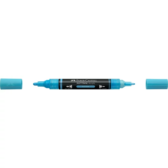 Akril marker kétvégű MULTIMARK 148 Faber-Castell jégkék