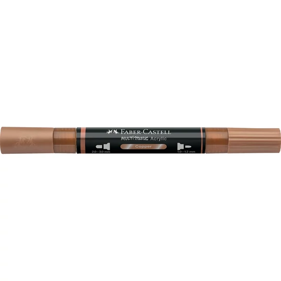 Akril marker kétvégű MULTIMARK 252 Faber-Castell réz
