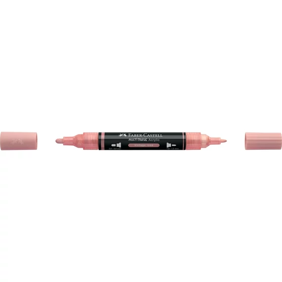 Akril marker kétvégű MULTIMARK 304 Faber-Castell vintage rózsa