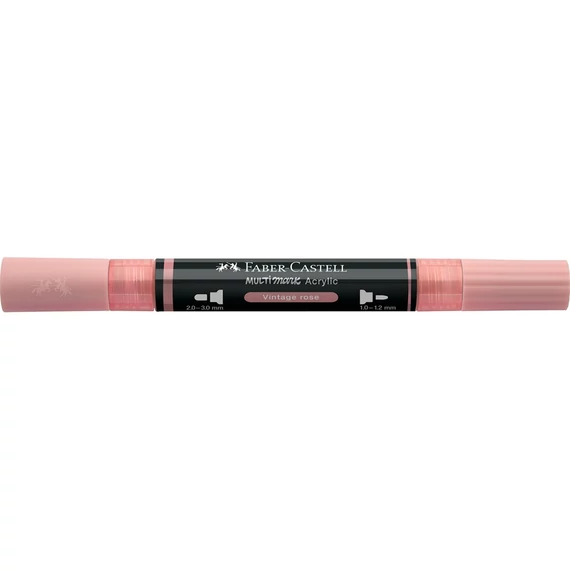 Akril marker kétvégű MULTIMARK 304 Faber-Castell vintage rózsa