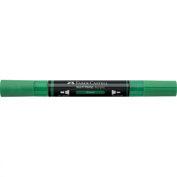 Akril marker kétvégű MULTIMARK 316 Faber-Castell zöld