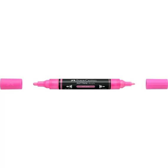 Akril marker kétvégű MULTIMARK 329 Faber-Castell pink