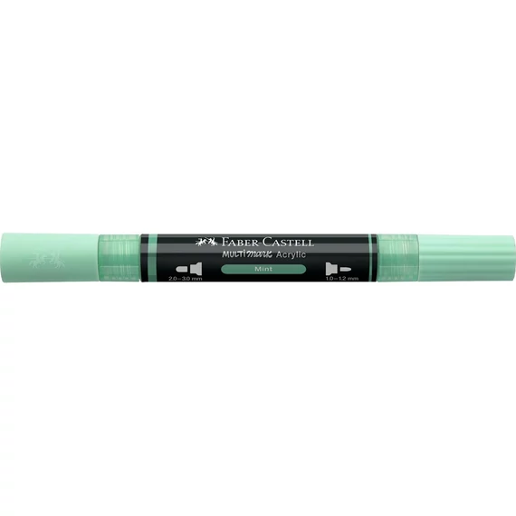 Akril marker kétvégű MULTIMARK 412 Faber-Castell mentazöld