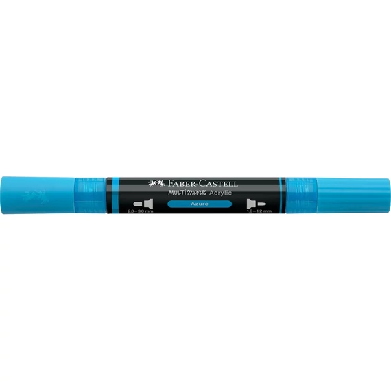 Akril marker kétvégű MULTIMARK 448 Faber-Castell azúrkék