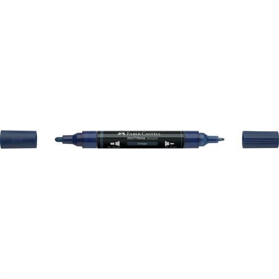 Akril marker kétvégű MULTIMARK 450 Faber-Castell indigókék
