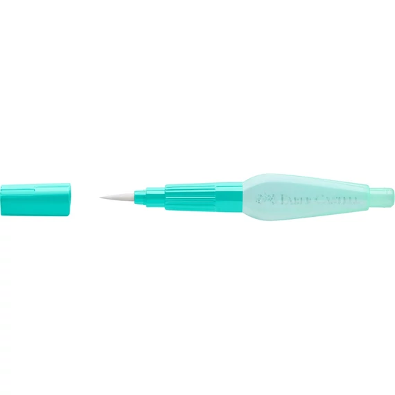 Ecset vízadagolóval M-es heggyel Faber-Castell türkiz