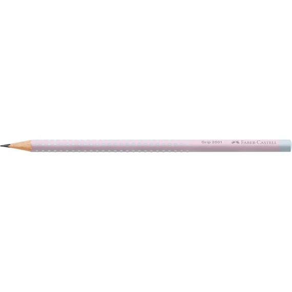 Grafitceruza B, háromszögletű GRIP 2001 Faber-Castell rózsa-égkék test