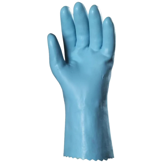 Gumikesztyű vegyszerálló latex méret: 9-es hossz 30 cm EP_520610 kék