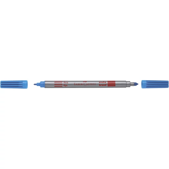 Rostirón, filctoll készlet, kétvégű Faber-Castell 10 klf. szín