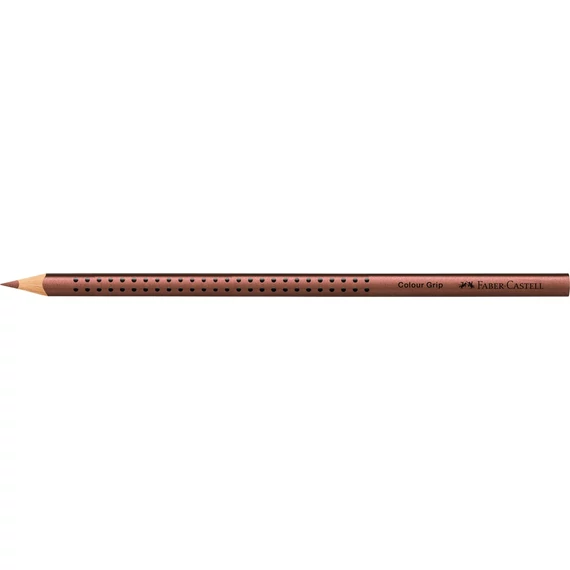 Színes ceruza háromszögletű GRIP Faber-Castell metál rézvörös