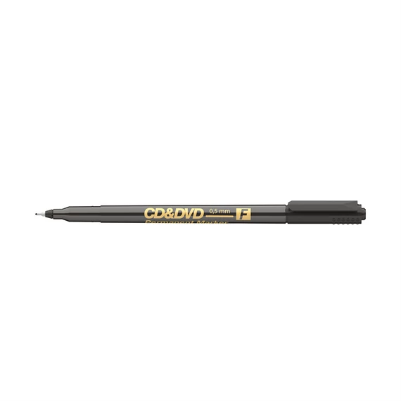 Alkoholos marker 0,5mm, CD/DVD F Ico, fekete