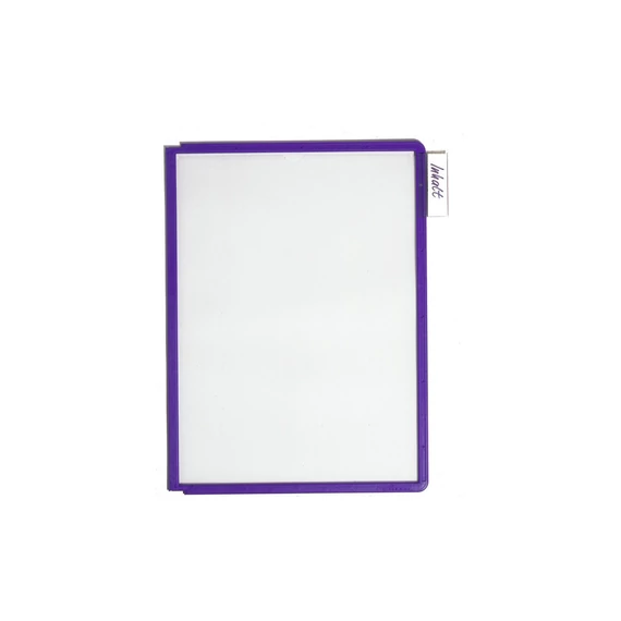 Bemutatótábla panel, A4, 5 db/csomag, Durable Sherpa lila