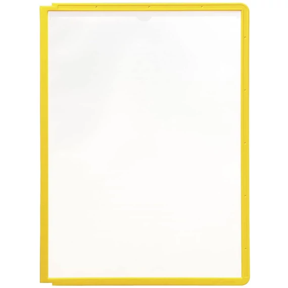 Bemutatótábla panel, A4, 5 db/csomag, Durable Sherpa sárga