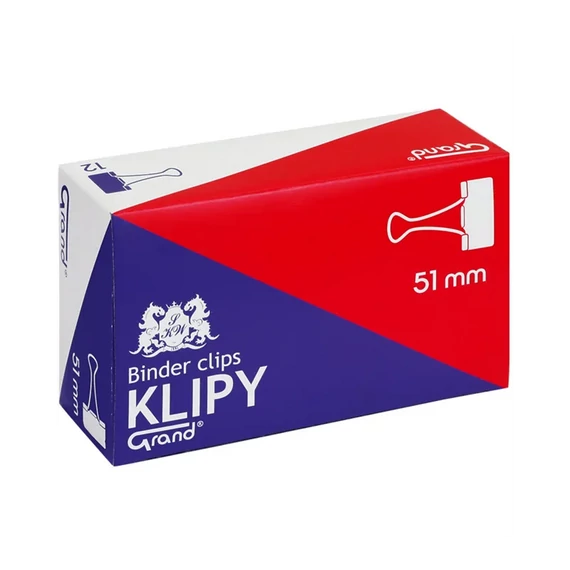 Binderkapocs 51mm, 12 db/doboz Grand