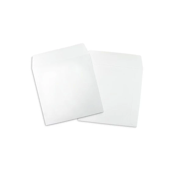 Boríték TCD öntapadó CD/DVD papírtok 125x125mm, 100 db/csomag, Bluering®