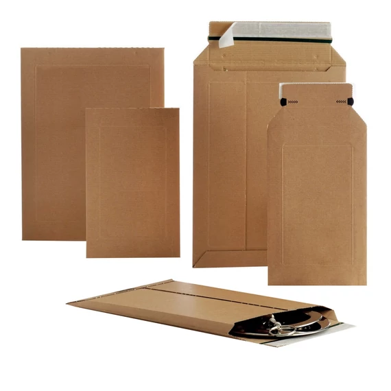 Csomagküldő webshop hullámkarton tasak A5+ 190x272mm/200x280mm E-Flute