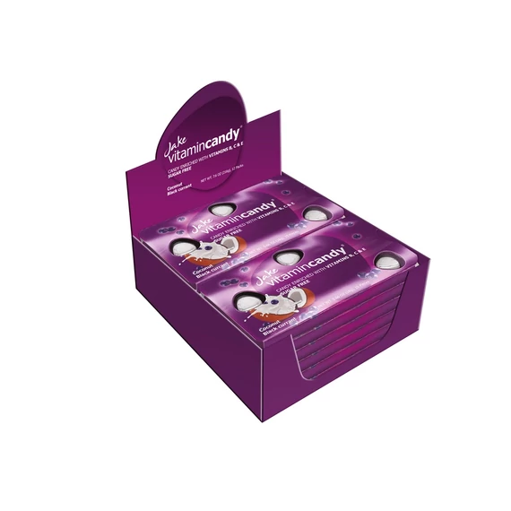Cukorka JAKE Vitamin Kókuszos áfonya15db/bliszter