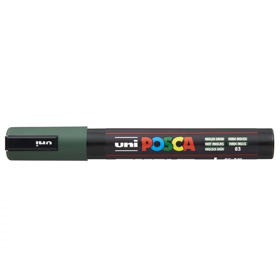 Dekormarker 1,8-2,5mm, Uni Posca PC-5M angolzöld