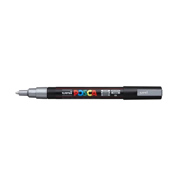 Dekormarker 1,8-2,5mm, Uni Posca PC-5M ezüst
