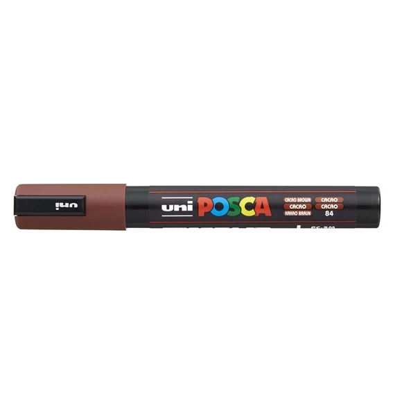 Dekormarker 1,8-2,5mm, Uni Posca PC-5M kakaó