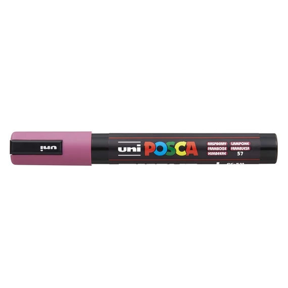 Dekormarker 1,8-2,5mm, Uni Posca PC-5M málna