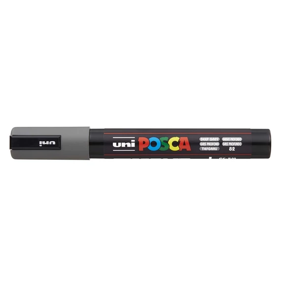 Dekormarker 1,8-2,5mm, Uni Posca PC-5M mélyszürke