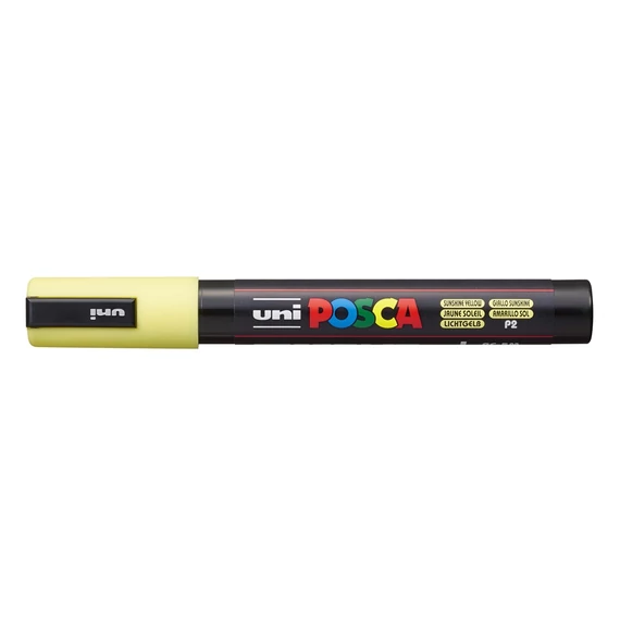 Dekormarker 1,8-2,5mm, Uni Posca PC-5M napsárga