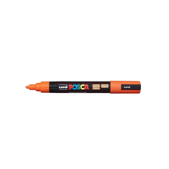 Dekormarker 1,8-2,5mm, Uni Posca PC-5M világos narancs