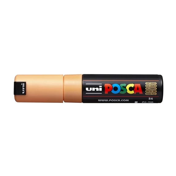 Dekormarker 4,5-5,5mm, Uni-Posca PC-7M világos narancs