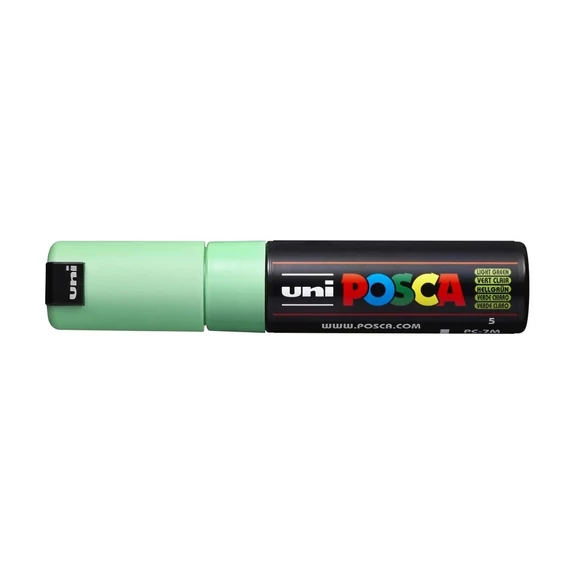 Dekormarker 4,5-5,5mm, Uni-Posca PC-7M világoszöld