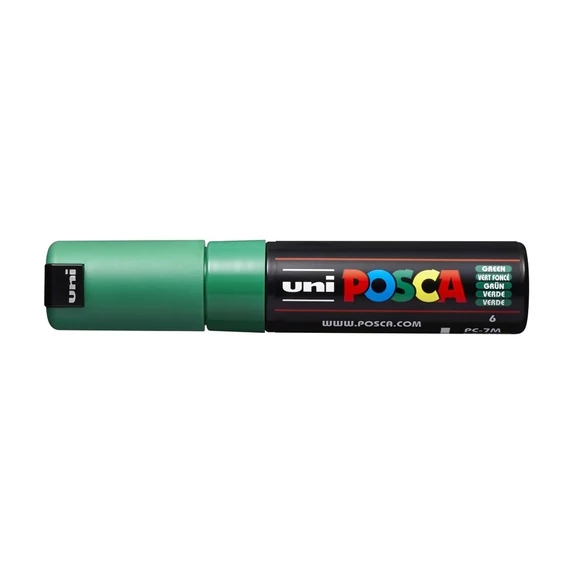 Dekormarker 4,5-5,5mm, Uni-Posca PC-7M zöld