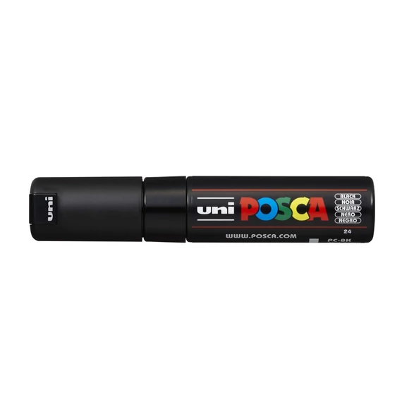 Dekormarker 8mm, Uni Posca PC-8K fekete