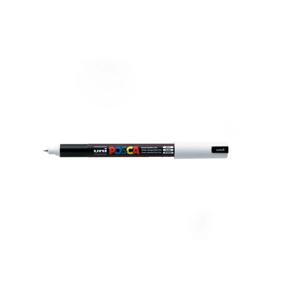 Dekormarker 0,7mm, Uni Posca PC-1MR fehér