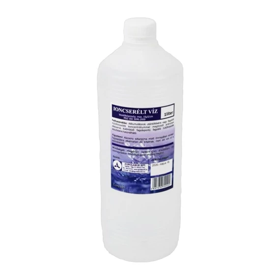 Desztillált víz 1 liter