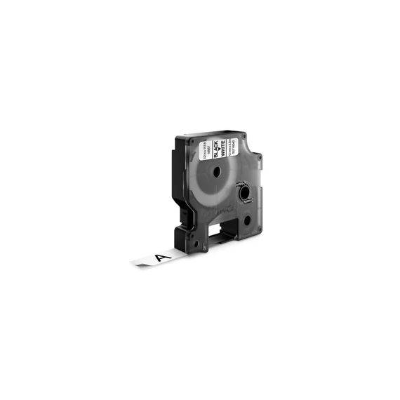 Feliratozógép szalag Dymo D1 flexibilis ID S0718040/16957 12mmx3,5m, fekete/fehér