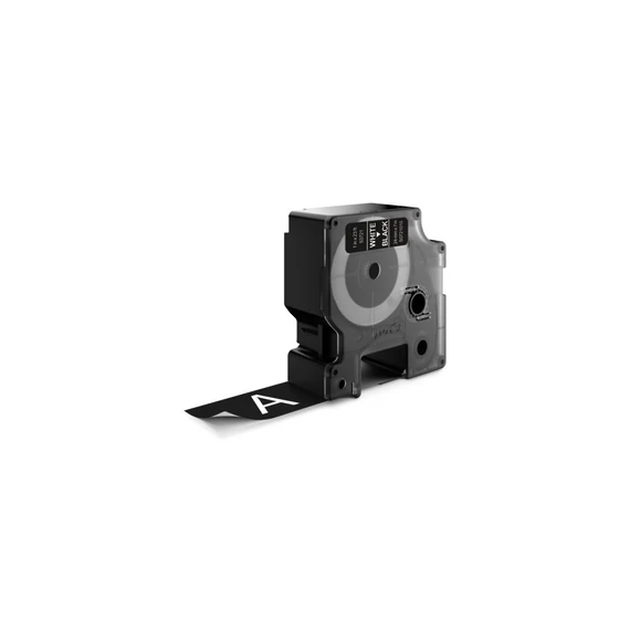 Feliratozógép szalag Dymo D1 S0721010/53721 24mmx7m, ORIGINAL, fehér/fekete