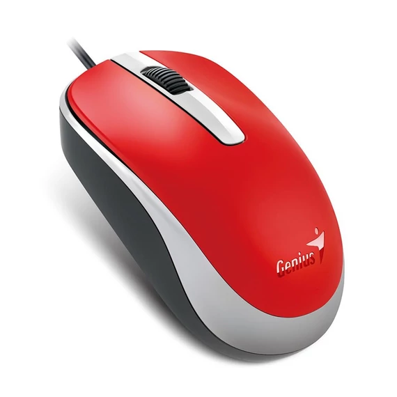 Egér optikai vezetékes DX-120 Genius piros