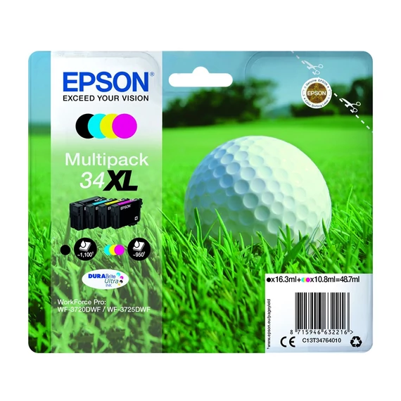 Epson T3476XL tintapatron multipack ORIGINAL