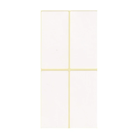 Etikett címke, 40x80mm, 15 lap, 4 címke/lap